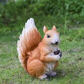 庭院摆件户外园林仿幼儿园装 摆花园085装 饰 饰件真动物小松鼠摆