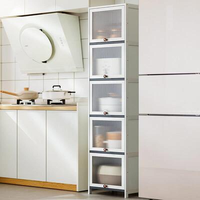 餐4880边柜纳柜置厨房物架子夹缝收纳柜酒柜现代收简约茶水窄边柜