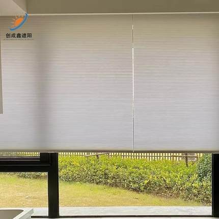 免打孔热推拉蜂阳巢帘帘卧室台升降风琴六边形百叶窗THL帘隔遮光