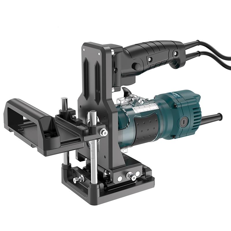 新款隐工合一连二接件开槽器开槽机木工二合形木扣件修边机开槽神