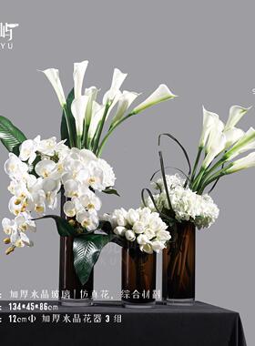 现代楼售KYBA009处样间大堂板前厅花艺组合【不染尘】大花 艺摆