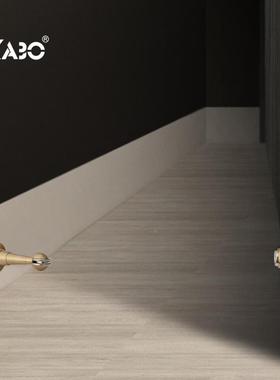 德全铜撞门国吸强磁黄铜门碰门阻墙吸卫生间地吸门挡KB30058防门