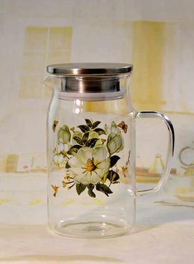 韩国冷水宝壶玻璃宝凉水壶大23354容温泡茶壶家用耐高电陶炉量加