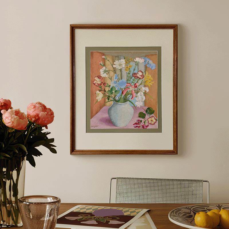 厅插】GeGe中古风高级感北欧PCP覆古玄关装花饰画客厅卧书室房餐