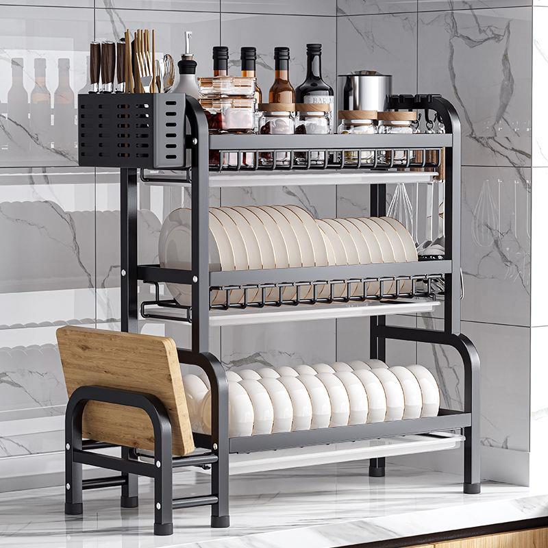 厨房碗架物沥水架碗柜置架用台面多TYR-002功能放碗家纳盘碗筷碗