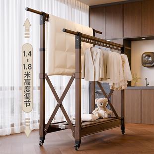 YSH H312中古缩风晾衣架地阳家台用室内伸晾衣神器升降落晒被子折