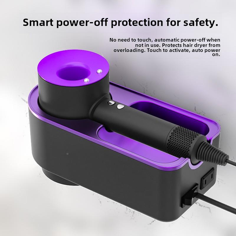 风机存储架WWM吹自动风传感器吹风机手架壁挂存储架手吹风机无打