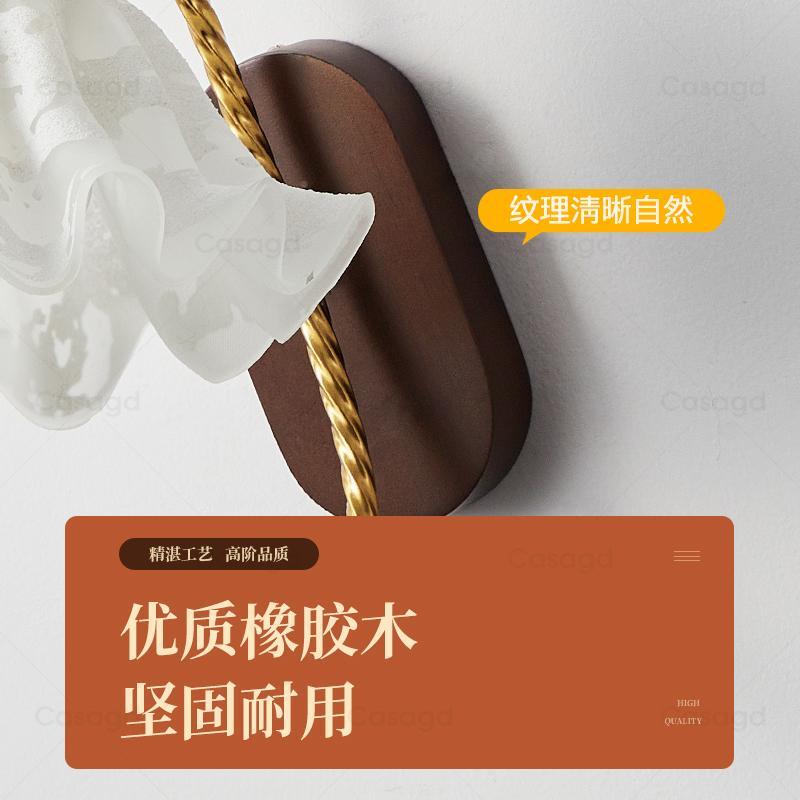 中古风CASA-B41客壁厅灯法式复古玻灯璃高级温室馨卧床头走廊过道