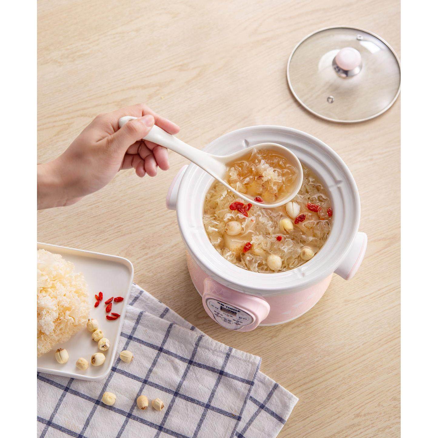 天全自动际B白瓷电炖锅宝宝40808煮粥煲汤锅你B迷辅食婴儿慢炖1升,厨房电器,电炖锅/煲汤锅/电炖盅,淘宝优惠券,粉丝福利购,淘宝优惠卷