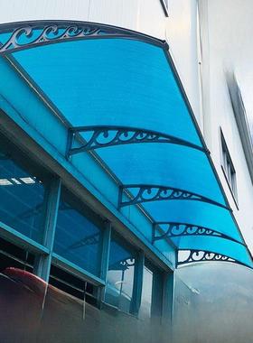 遮阳棚阳台院露台门头窗户雨棚户外防庭002雨无耐声PC力板挡雨棚