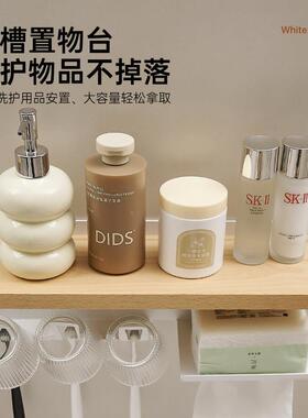 一家牙三口架子置AW-08290物架牙杯子漱口刷杯牙膏牙具牙免打孔缸