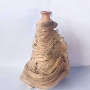 禅意花瓶 简约 田园自然 枯木风化木雕花瓶适用客厅卧室书房 包邮