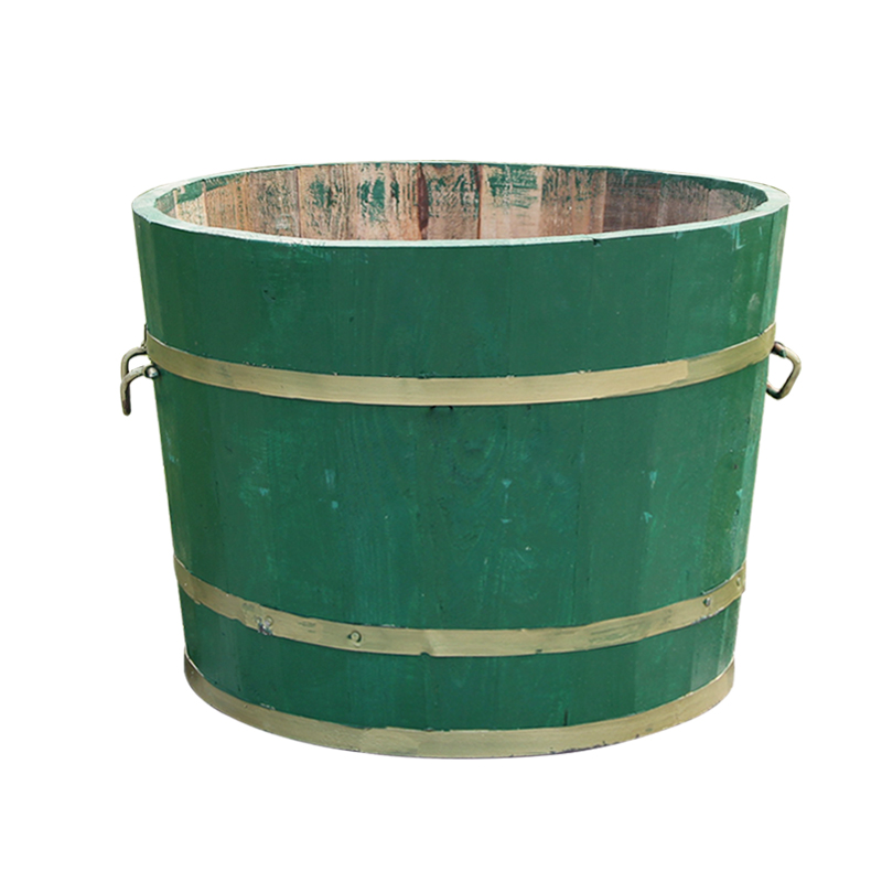 大木桶种树盆实木盆景绿萝园林景观庭院户外通用大花盆圆形种花桶