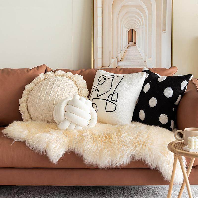 飘窗靠垫打结球异形抱枕沙发客厅轻奢高级创意高颜值飘窗床上靠枕