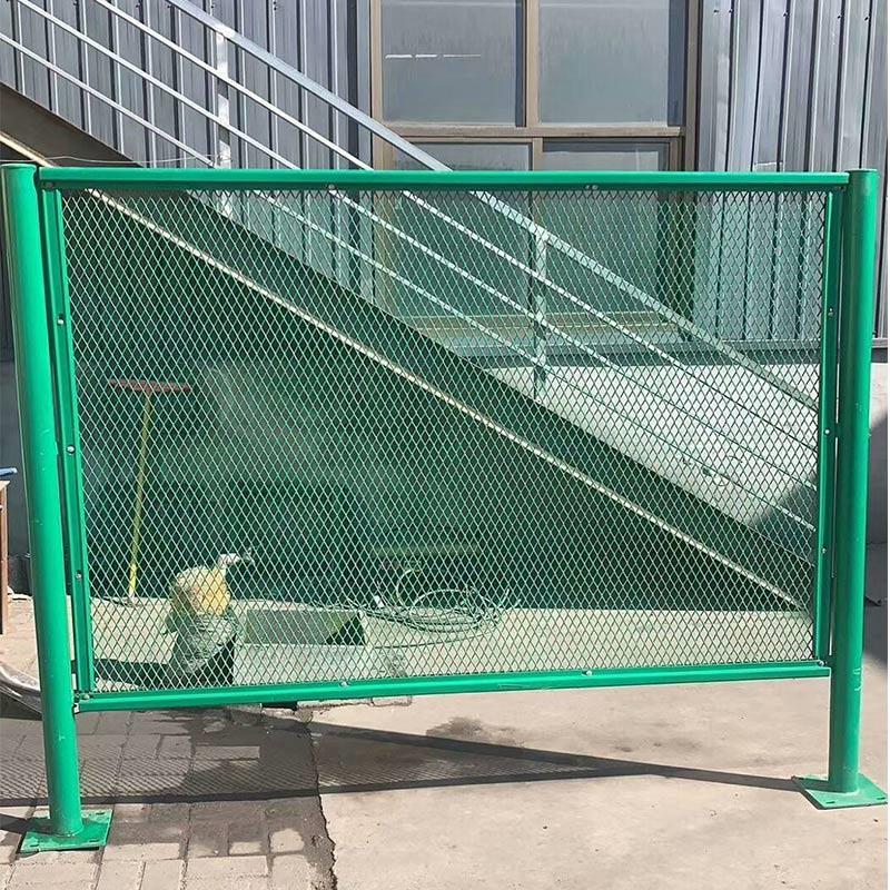 新品桥梁防抛网护栏围墙s高速公F路防眩网菱形框架护栏铁丝钢