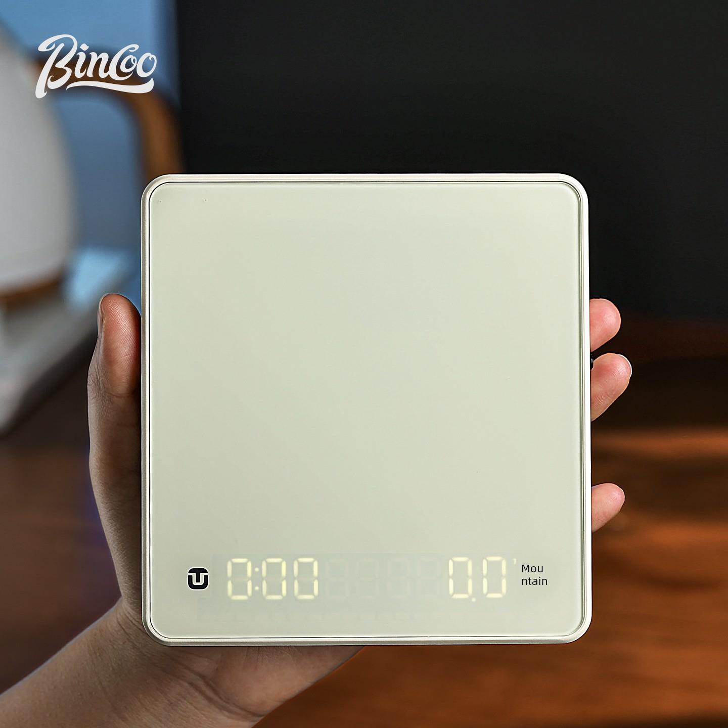 Bincoo咖啡数字秤手工冲泡意大利特制咖啡秤定时流量称重克智能准