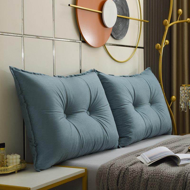 新款纯色科技布榻榻米床头靠垫简约背垫沙发靠背软垫可拆洗双人靠,居家布艺,床头靠垫,淘宝优惠券,粉丝福利购,淘宝优惠卷
