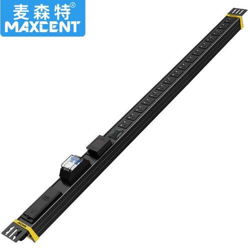 麦森特PDU机柜插座新国标双P空开电流电压侦测接线盒DZ3216P