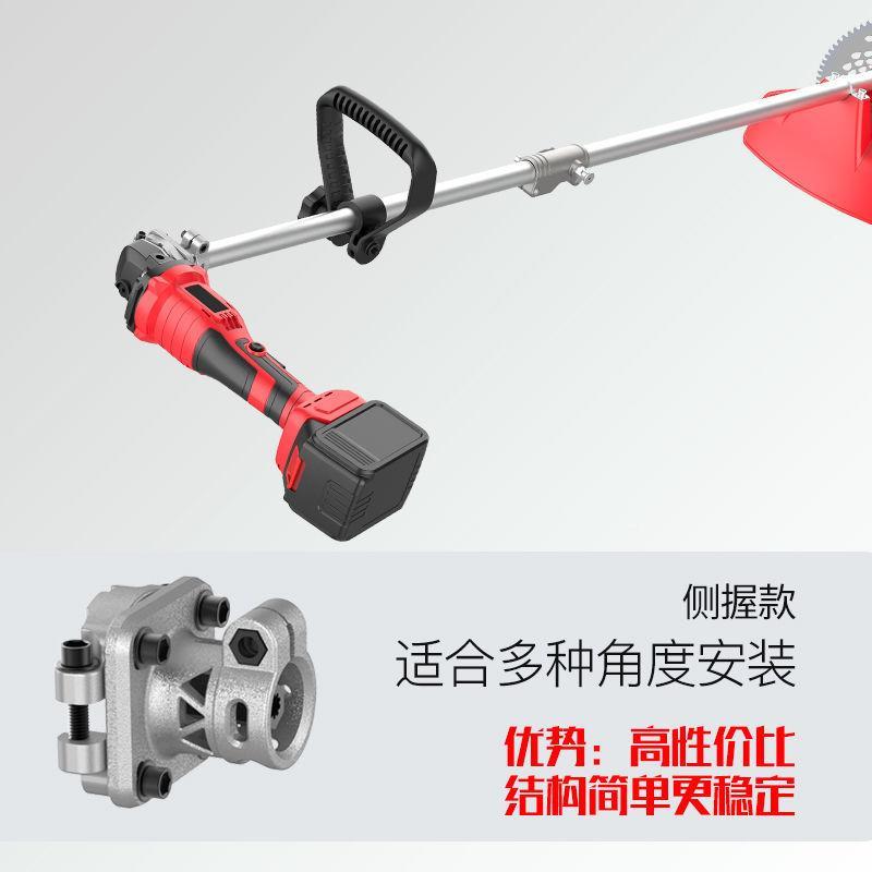 角用磨磨光机改装锂电机割草机机家用农IUK多功能除草打草除草神