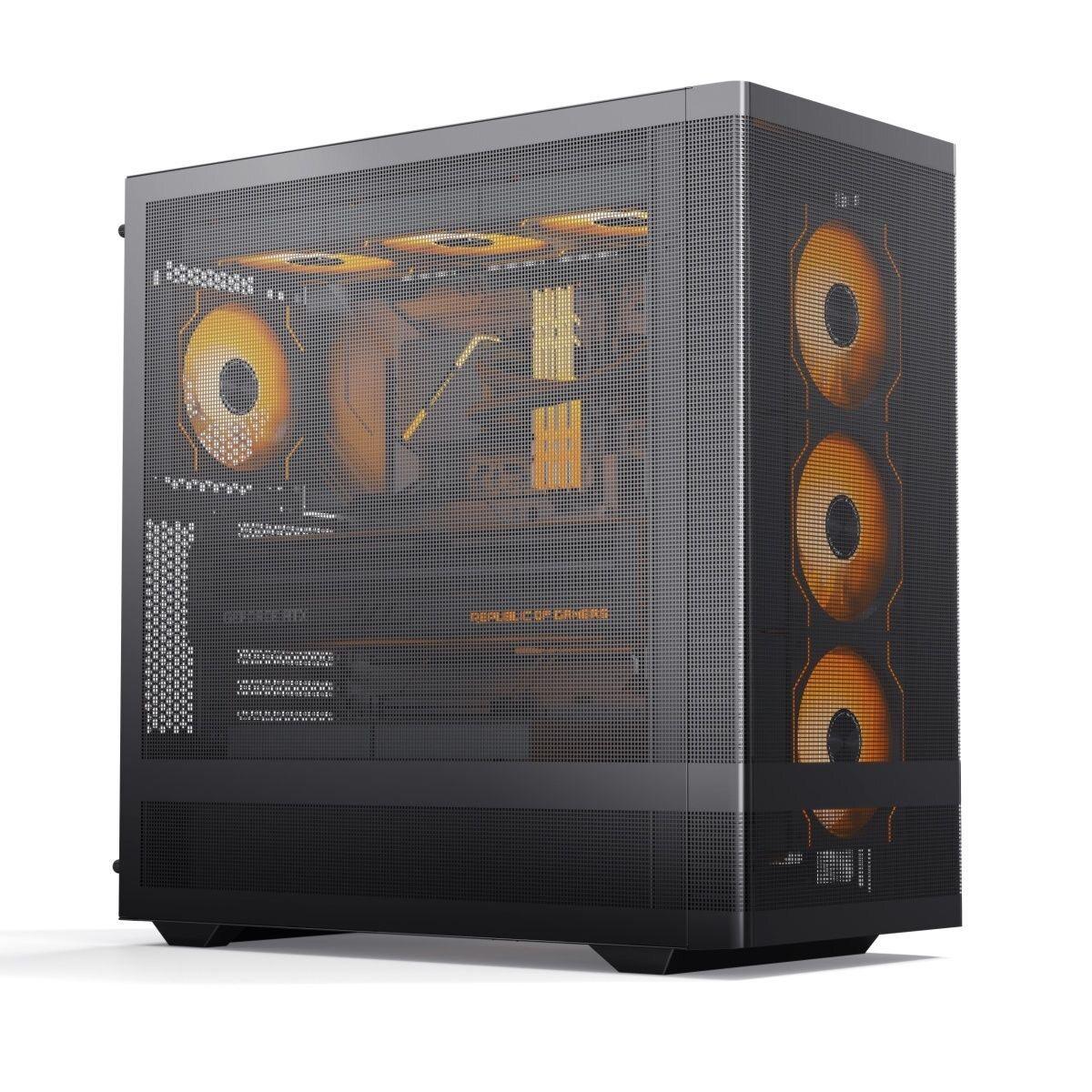 金河田风屿电脑机箱X79X99双路散热大主板E-ATX长显卡360水冷华南