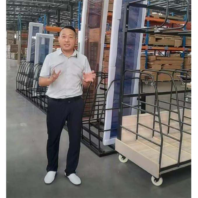 全屋定制家具厂板材余料架板材分拣架万向轮移动方便置物架