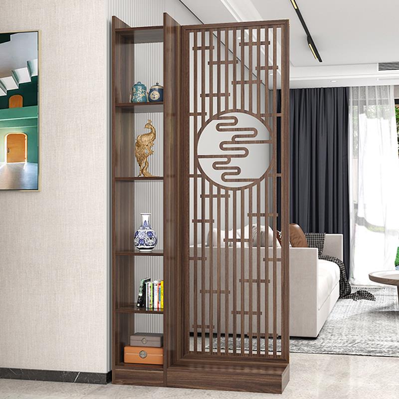 【2024新款】屏风隔断玄关柜实木入户装饰新中式简约现代进门遮挡