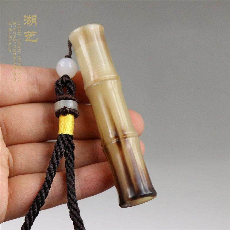 湖艺 非洲花牛角竹节牙签筒 香道香筒香炉茶道佛具,家居饰品,其他工艺饰品,淘宝优惠券,粉丝福利购,淘宝优惠卷