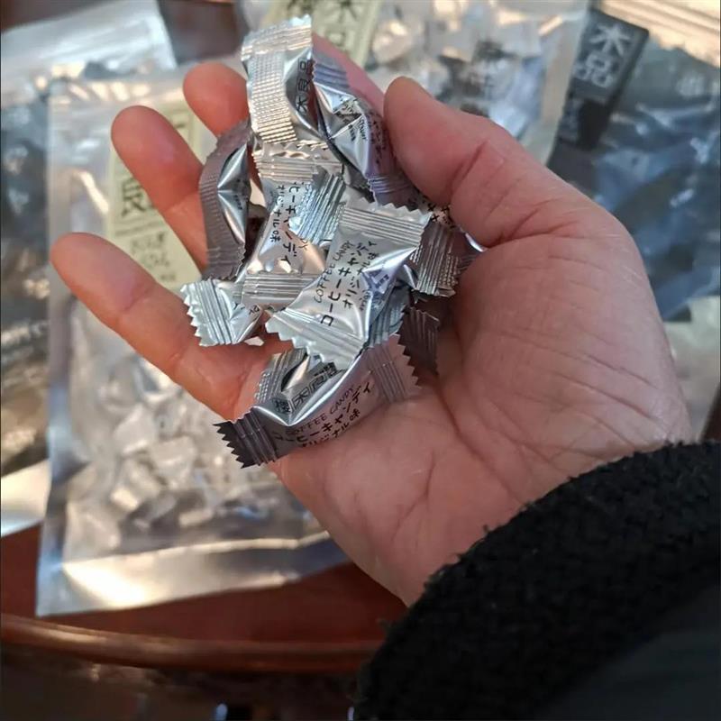 新货提神醒脑咖啡糖100g盒