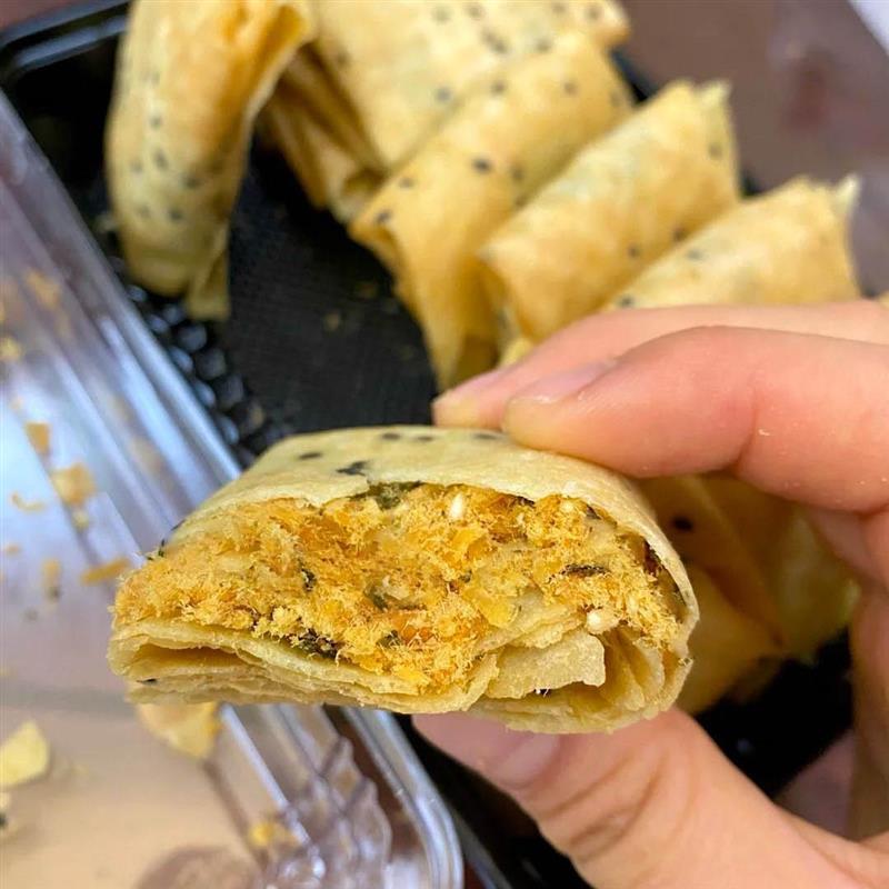 新货无蔗糖黄油肉松黑芝麻