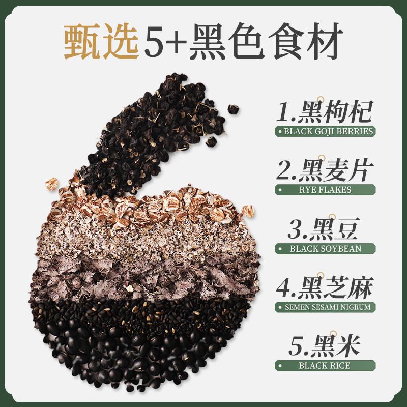 正宗穗格氏五黑麦片早餐即