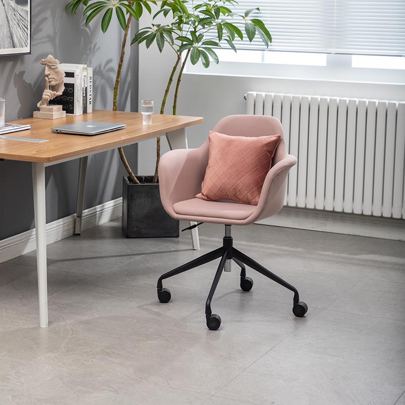北欧办公组装书房靠背舒适升降椅 经济轻奢懒人家用电脑书桌椅