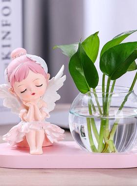 轻奢芭蕾女孩家居摆饰客厅装饰品酒柜茶几书柜办公室桌面小摆设