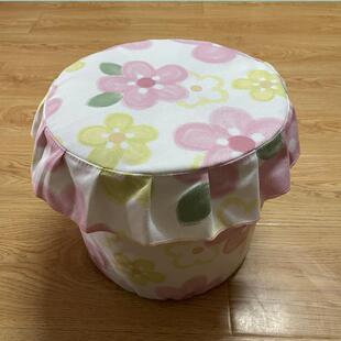 草凳套松紧圆套圆墩子罩防尘凳子方凳套草墩套凳罩布圆凳罩可定制