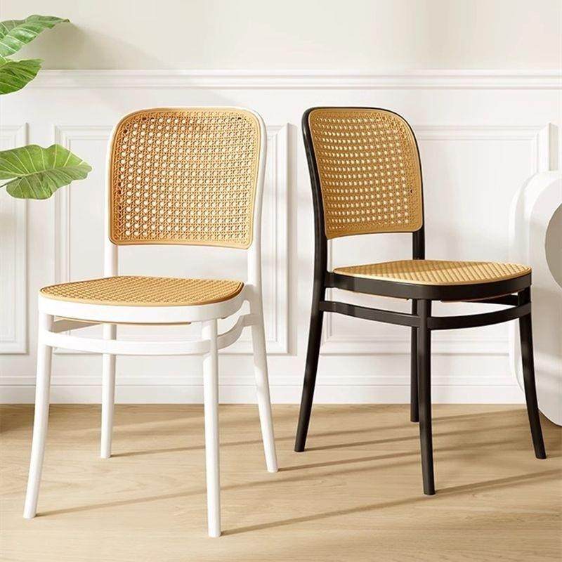 塑料椅子藤编餐桌靠背椅餐椅家用加厚中古椅户外吃饭椅子凳子商用,住宅家具,餐椅,淘宝优惠券,粉丝福利购,淘宝优惠卷