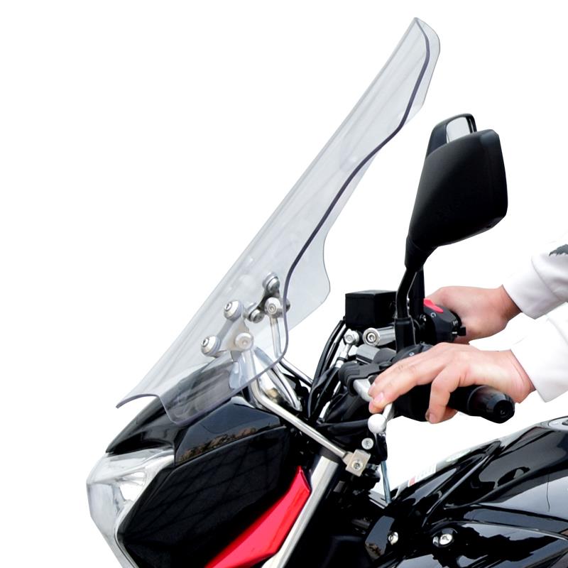 理平行GW250风挡前挡风玻璃护板护胸专用改装加高加厚挡风玻璃