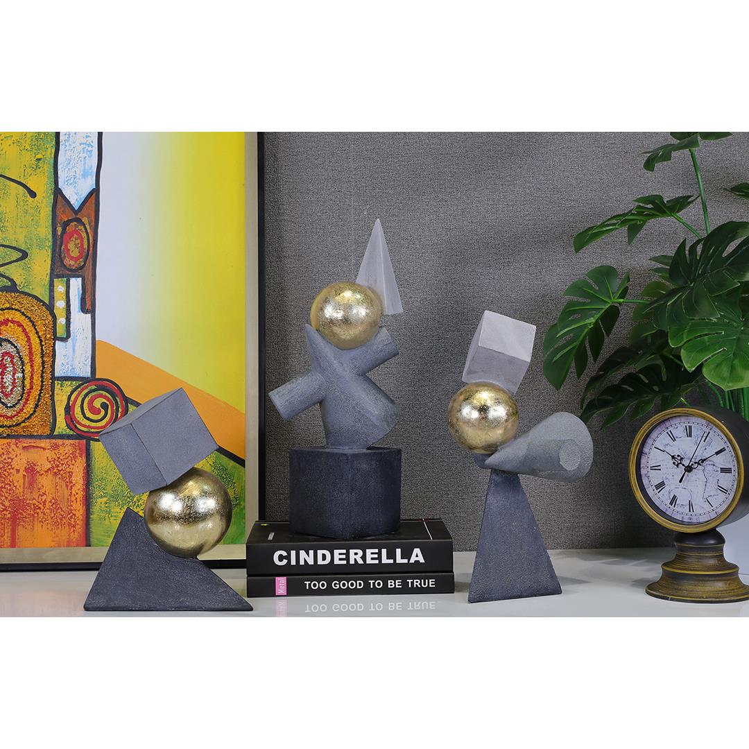 几何极简立体摆件酒店民宿门店样板间办公桌电视酒柜家居软装饰品