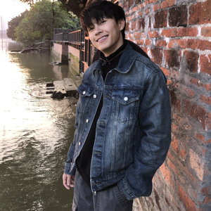 ATboa复古水洗做旧牛仔外套男脏染短宽款vintage宽松休闲夹克上衣