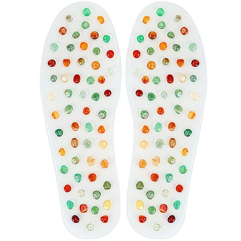 鹅卵石足底按摩鞋垫足疗脚底养生保健天然玛瑙石子防滑穴位指压板,个人护理/保健/按摩器材,足部按摩走毯,淘宝优惠券,粉丝福利购,淘宝优惠卷