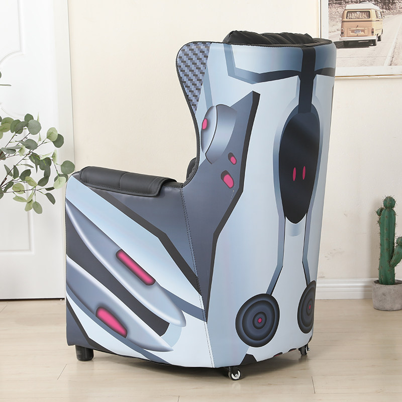 新款网吧桌椅台式电竞电脑椅单人家用懒人高背可定制网咖沙发椅子