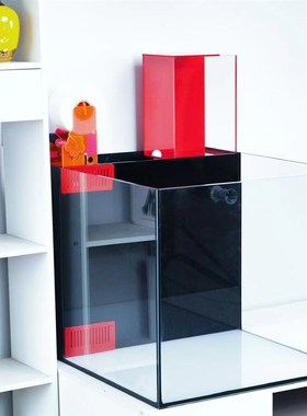 Zonebox海缸背滤缸珊瑚缸 小型水族箱自动卷纸机滤材盒补水集成