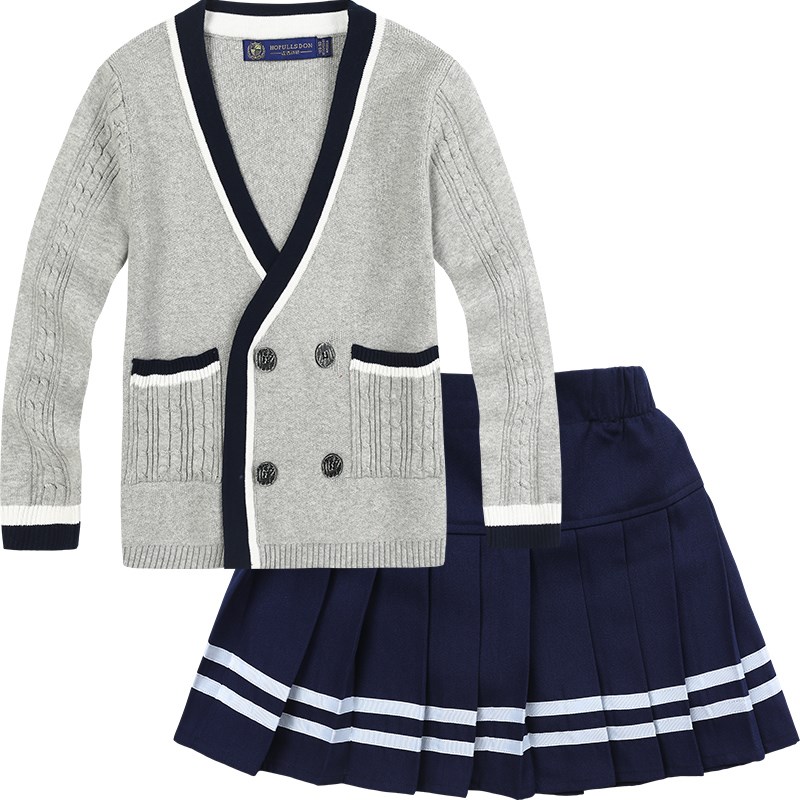 幼儿园园服春秋装小学生校服套装春秋款英伦学院风儿童班服三件套