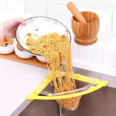 厨房水槽垃圾过滤网剩菜剩饭过滤网三角挂网沥水蓝架网里倒过滤袋