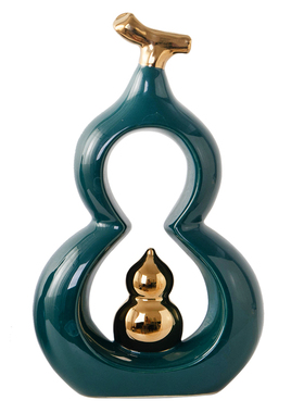 北欧轻奢风高档葫芦摆件家居客厅玄关酒柜电视柜装饰乔迁新居礼品