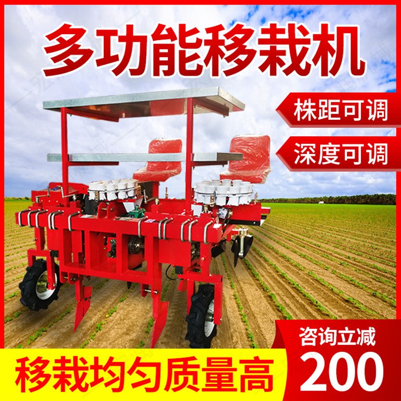 蔬菜秧苗移栽机座驾式大葱移植机全自动辣椒茄子栽苗机农用栽种机
