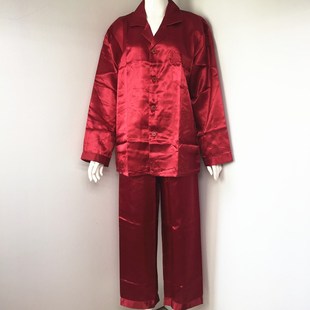 香港结婚用品上头睡衣套装传统新郎新娘红色梳头龙凤褂打底 新品