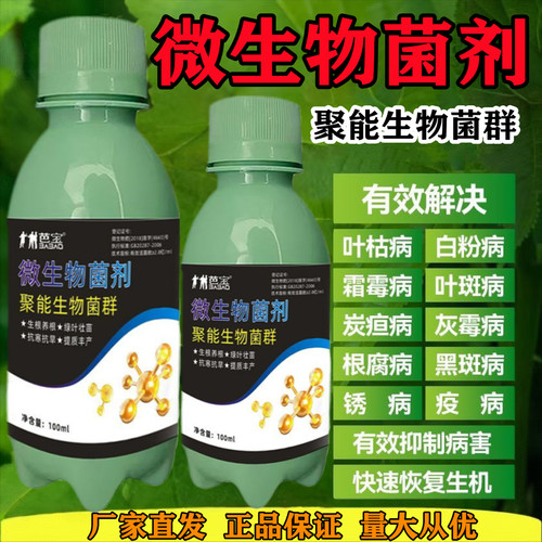 生物菌剂甘蔗辣椒桑叶果蔬药材通用菌安天下真菌细菌预防增产增收
