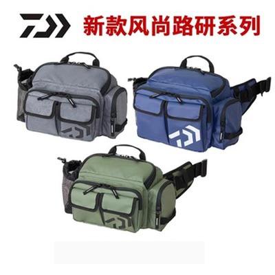 DAIWA达亿瓦路亚斜跨包运动休闲腰包便携路亚钓鱼小背包防水包