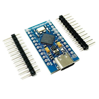 Pro Micro 采用Atmega32U4自身usb更新程序 5V/16M 单片机开发板