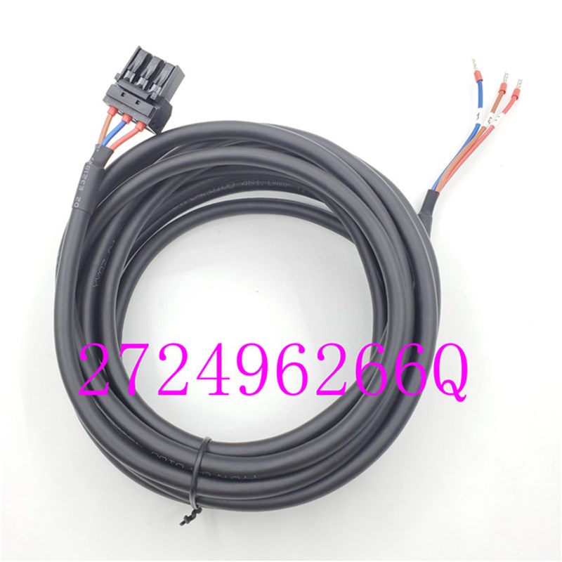 富士伺服用动力电源线L1L2L3 WSK-S03P-F  RYH751F5-VV5 UVW