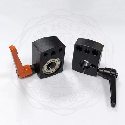铝合金氧化黑 LKF01 DPNK小型位置显示器夹板 带轴承DPNKB LKF51